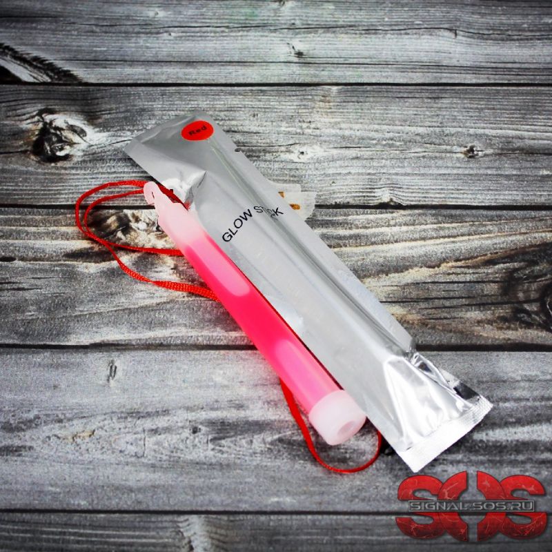 Светящиеся палочка ХИС 15 см. «GLOW STICK» красный в фольге Светящиеся палочка ХИС 15 см. «GLOW STICK» красный в фольге